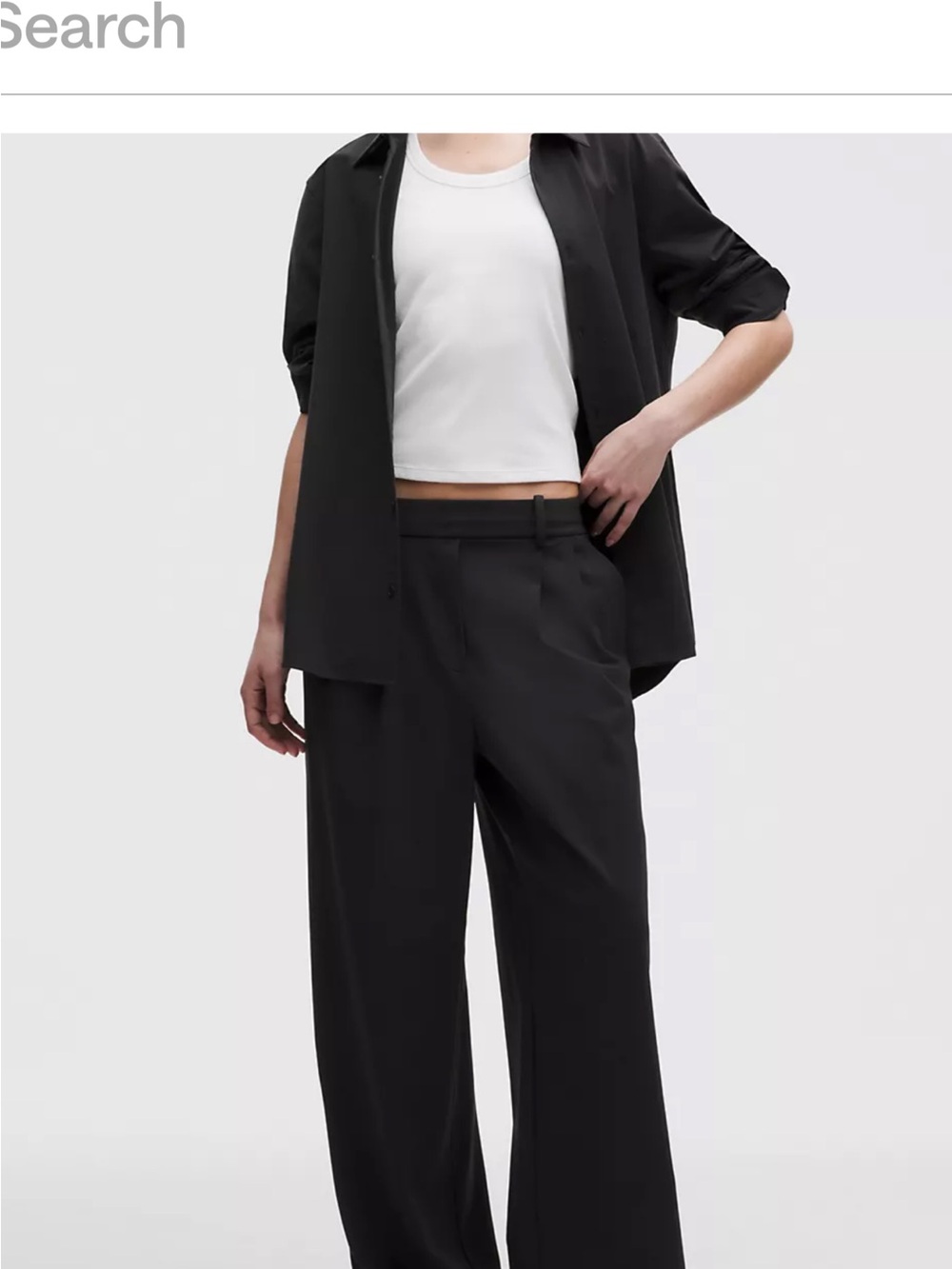 Daydrift High-Rise Wide-Leg Trouser
Short